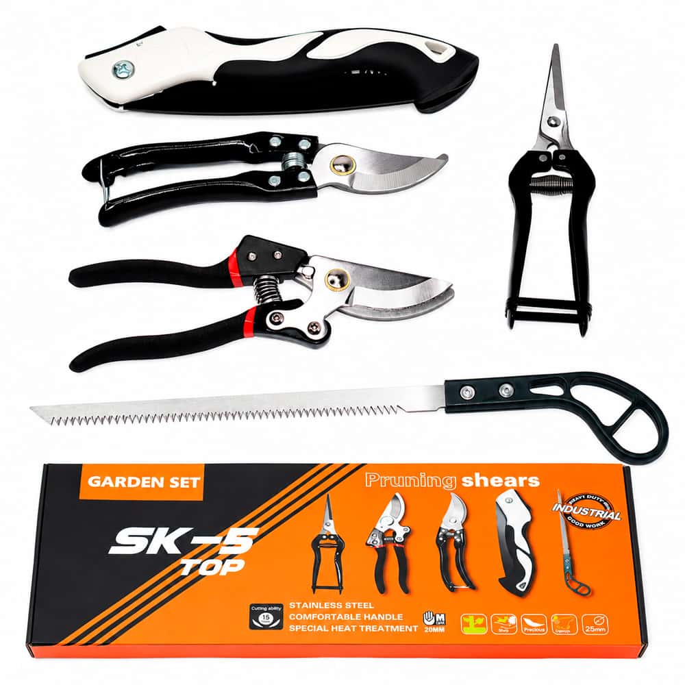 Набор садовых инструментов Garden Set SK-5 из 5 предметов, сталь SK5