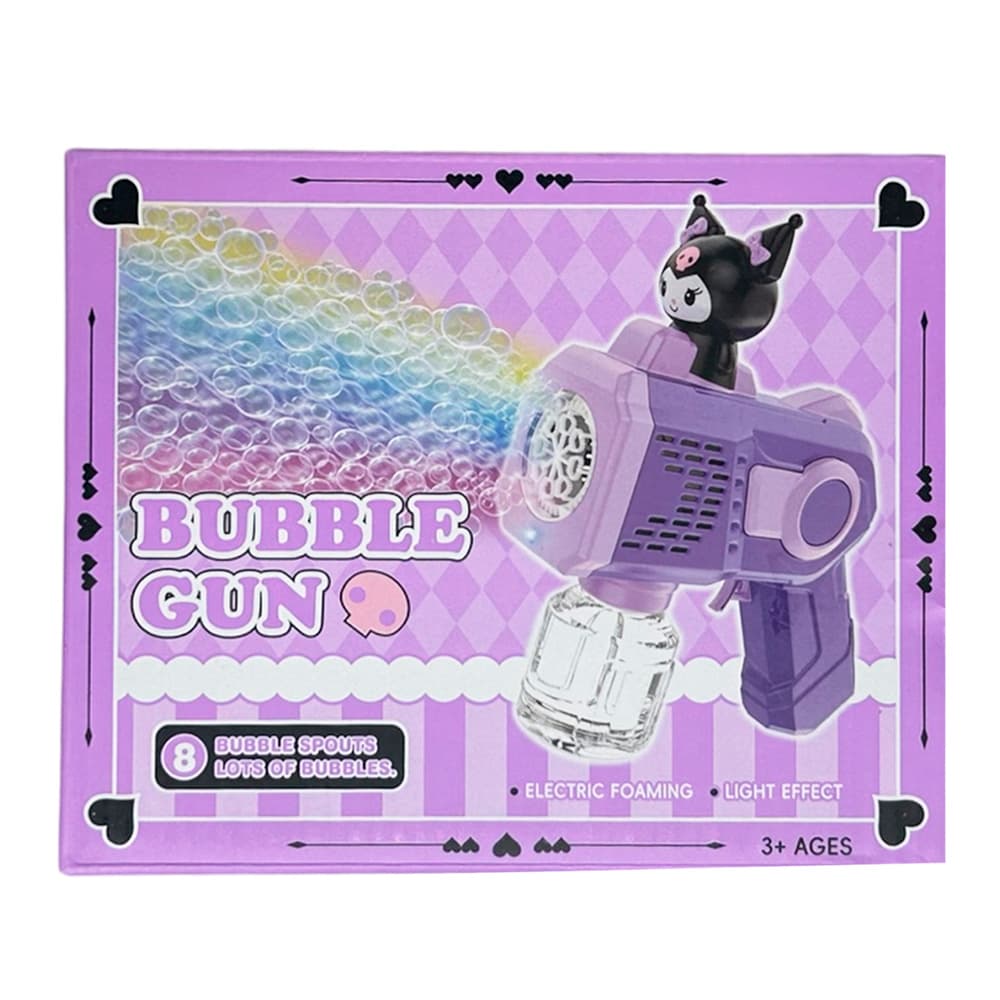 Пистолет для мыльных пузырей Bubble Gun с игрушкой (4)