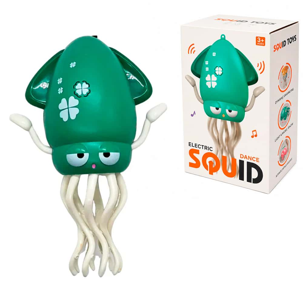 Интерактивная игрушка кальмар Electric Squid Dance, USB