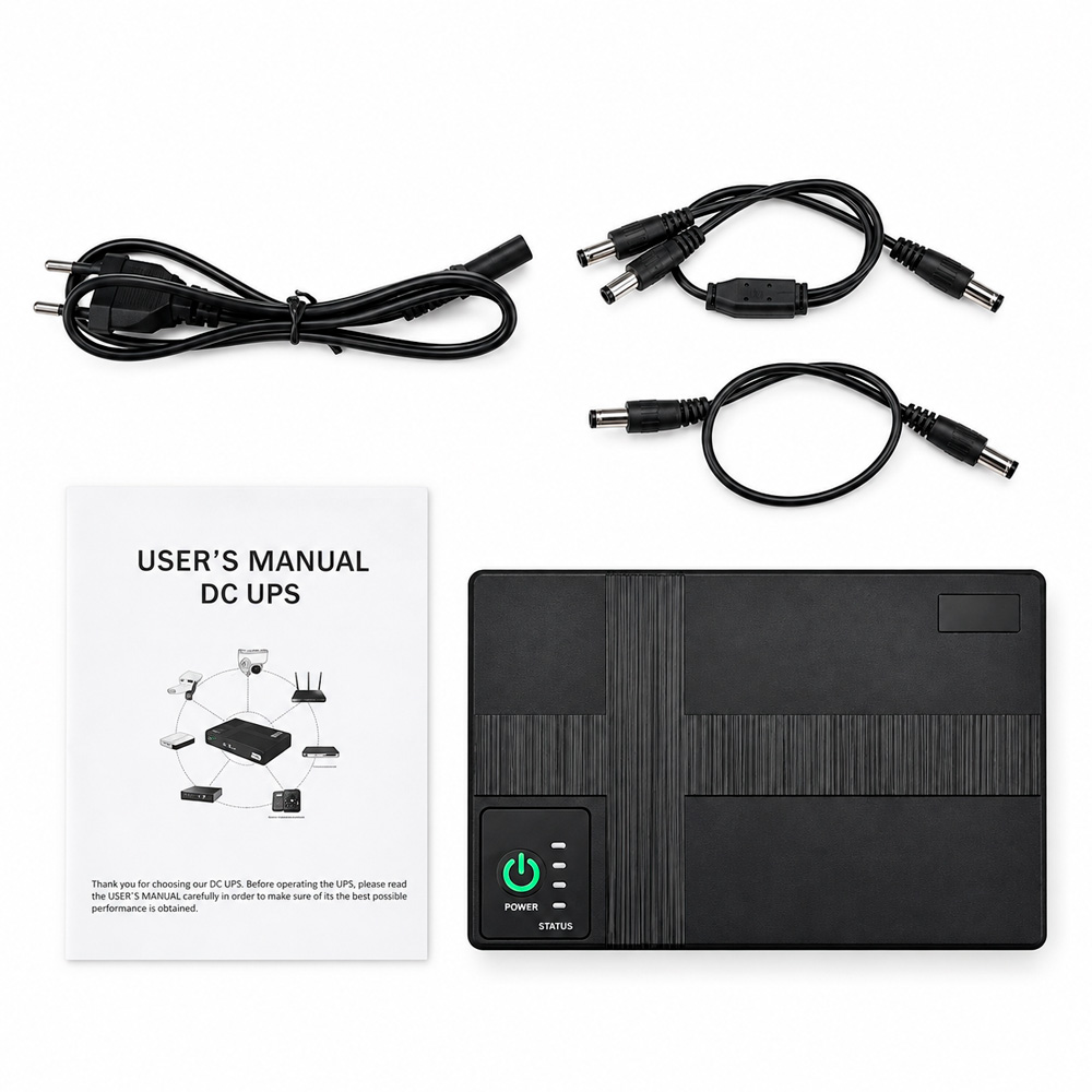 Безперебійник для роутера ДБЖ 12000 mAh 18W — міні UPS 12V — фото 6
