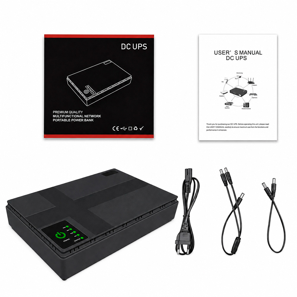 Безперебійник для роутера ДБЖ 12000 mAh 36W — міні UPS 12V — фото 5