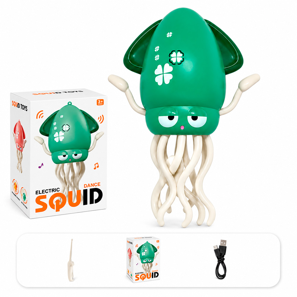 Інтерактивна іграшка кальмар Electric Squid Dance, USB — фото 4