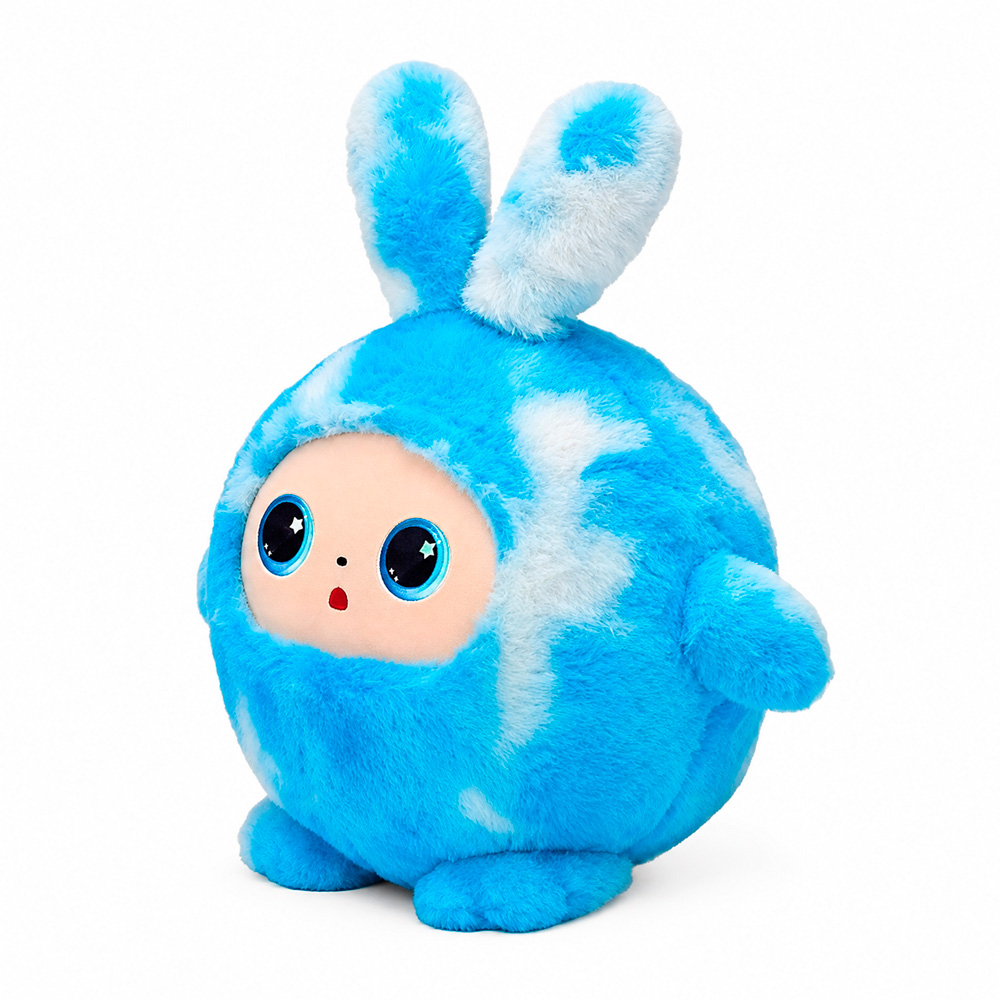 Інтерактивна м'яка іграшка AI Toys BB1882F-89 говоряча з LED-очима блакитна — фото 2
