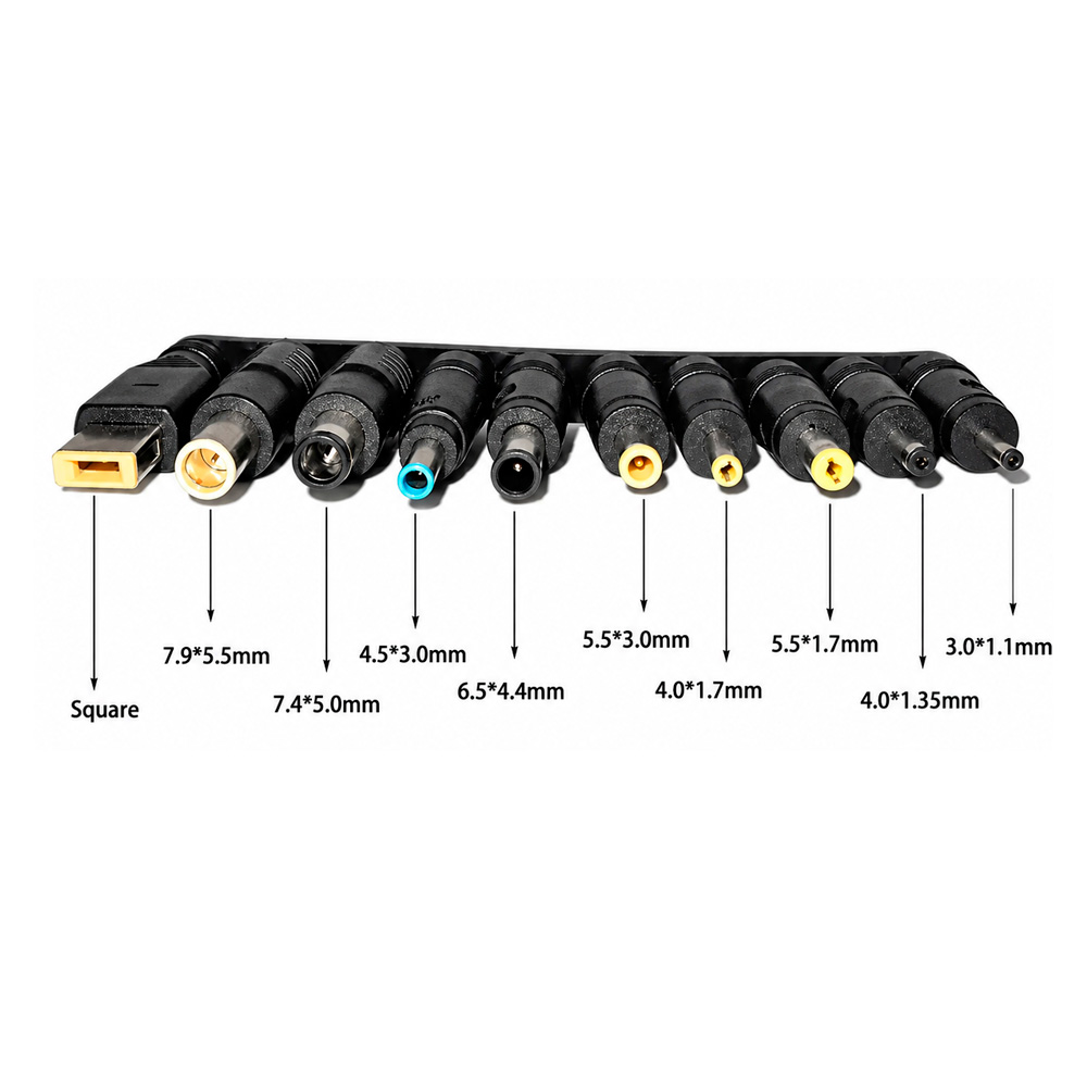 Кабель для зарядки ноутбука від павербанка USB-C PD 65W з набором перехідників — фото 3