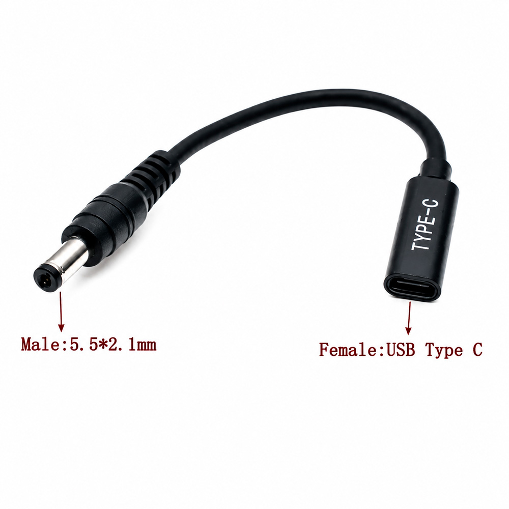 Кабель для зарядки ноутбука від павербанка USB-C PD 65W з набором перехідників — фото 5