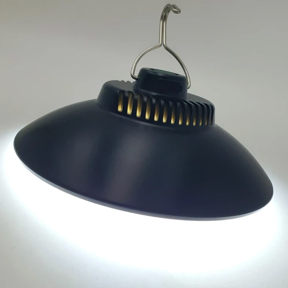 Кемпінгова лампа акумуляторна LED 200 Lm з гачком 18×8 см — фото 4
