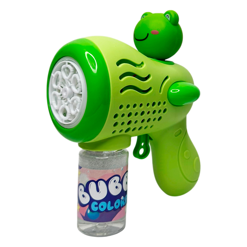 Пістолет для мильних бульбашок Bubble Gun жаба — фото 2