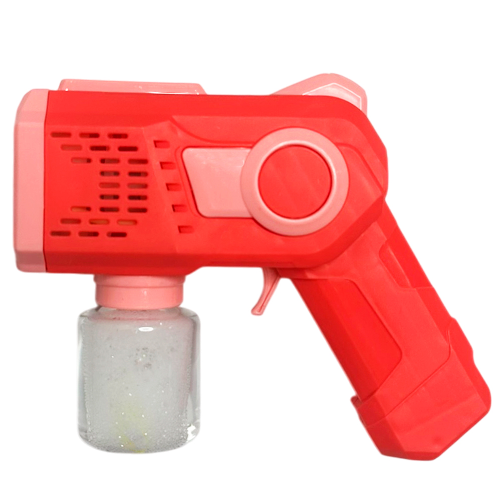 Пістолет для мильних бульбашок Bubble Gun, червоний — фото 2