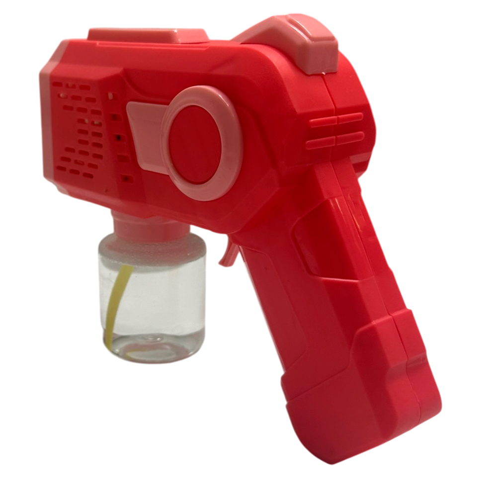 Пістолет для мильних бульбашок Bubble Gun, червоний — фото 3