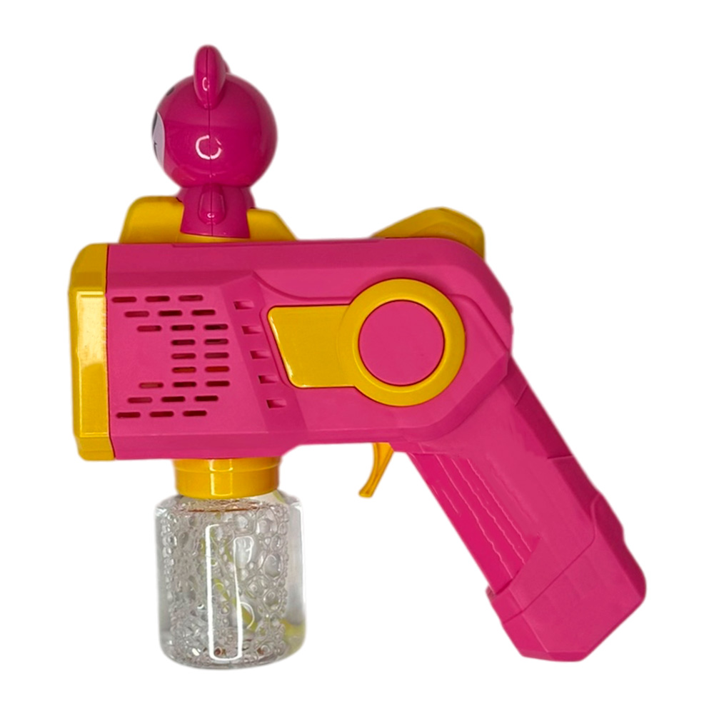 Пістолет для мильних бульбашок з підсвіткою Bubble Gun, фігурка ведмедика — фото 2